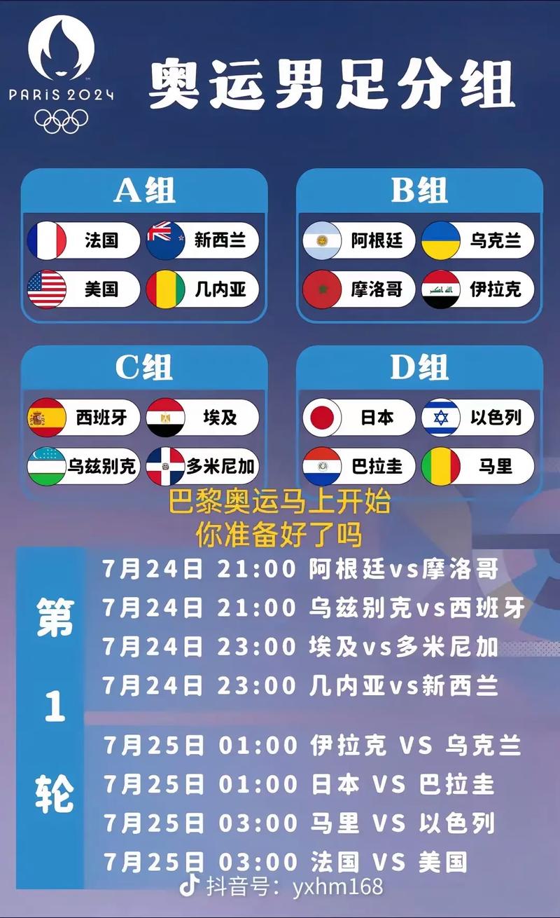 今年奥运会有足球吗，今年奥运会足球什么时候开始